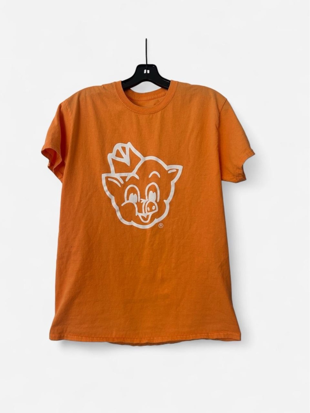 Orange Piggly Wiggly Tee With White Writing